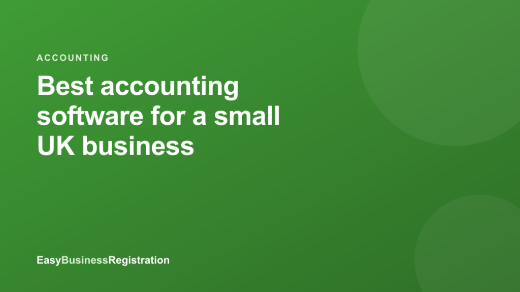 Best accounting software for a small UK business (2026)